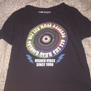 Vans record cropped tee